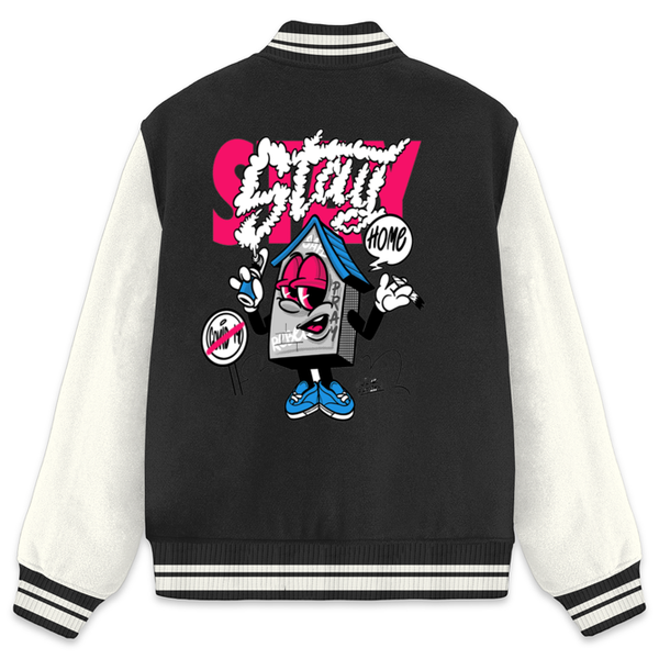 STAY HOME VARSITY JACKET